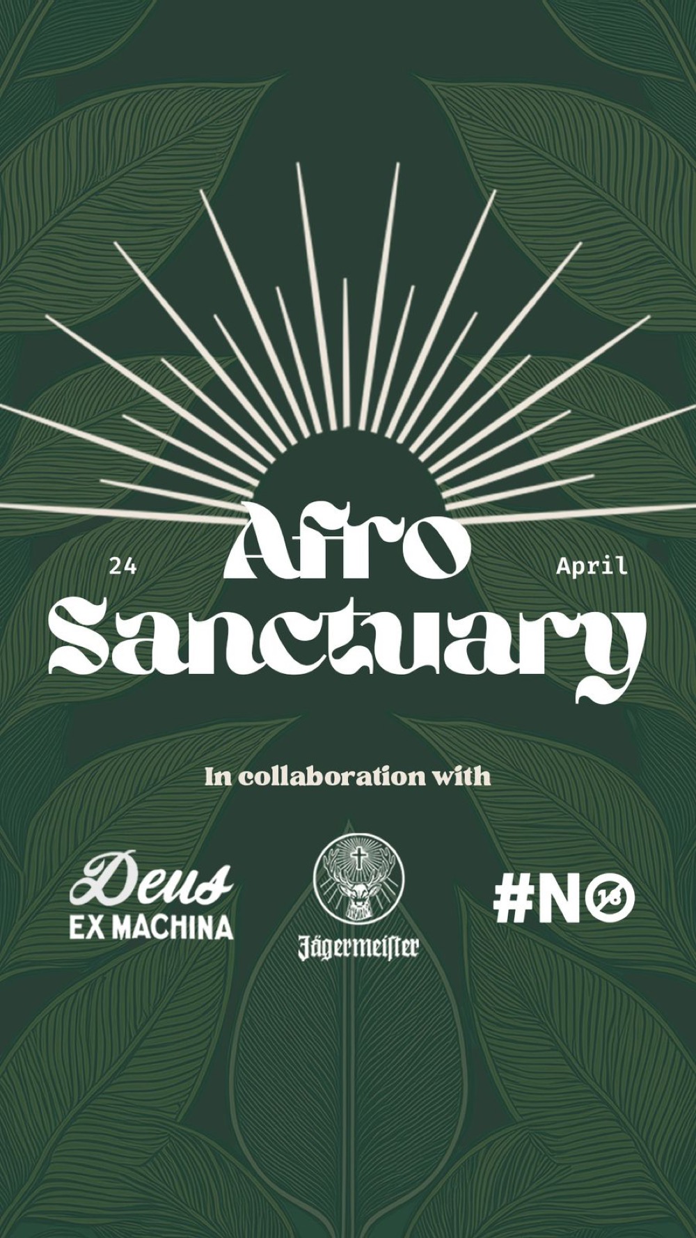 Afro Sanctuary official event poster.